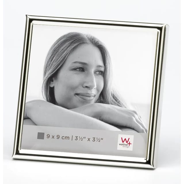 walther design Chloe Portrait Bilderrahmen 9X9 cm Silber