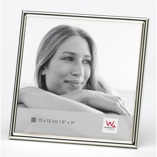 walther design Chloe Portrait Bilderrahmen 13X13 cm Silber