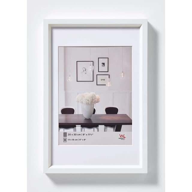 walther design Steel Style Kunststoff Bilderrahmen 30x45 cm Weiss