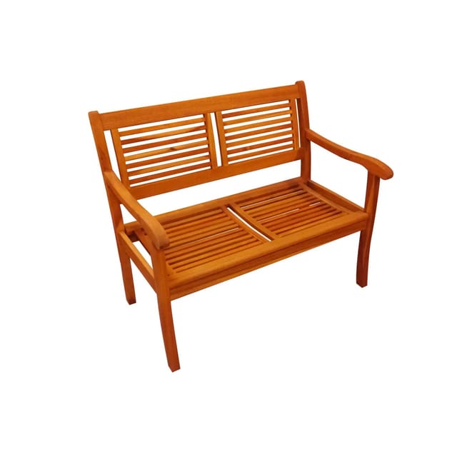 SAM Gartenbank Akazie 110 cm 2-Sitzer Sitzbank CORUNA