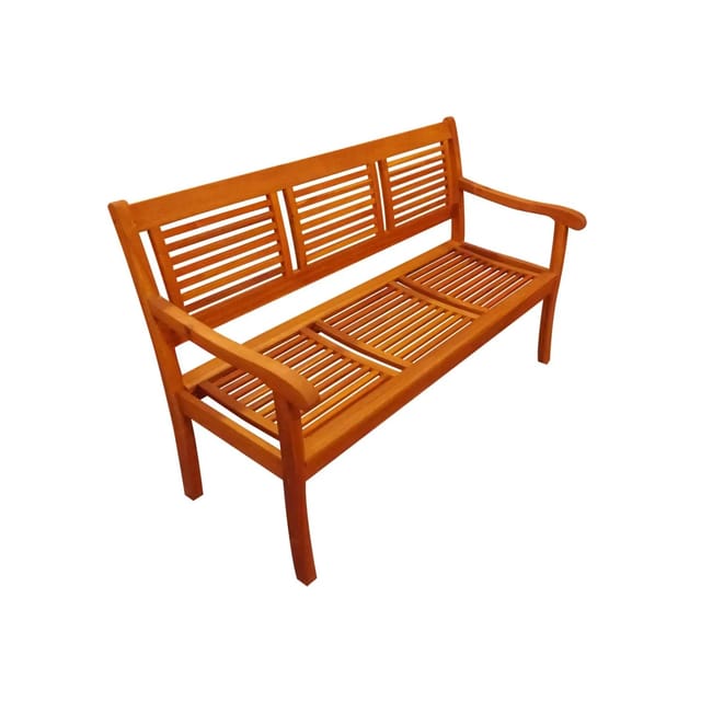 SAM Gartenbank Akazie 150 cm 3-Sitzer Sitzbank CORUNA