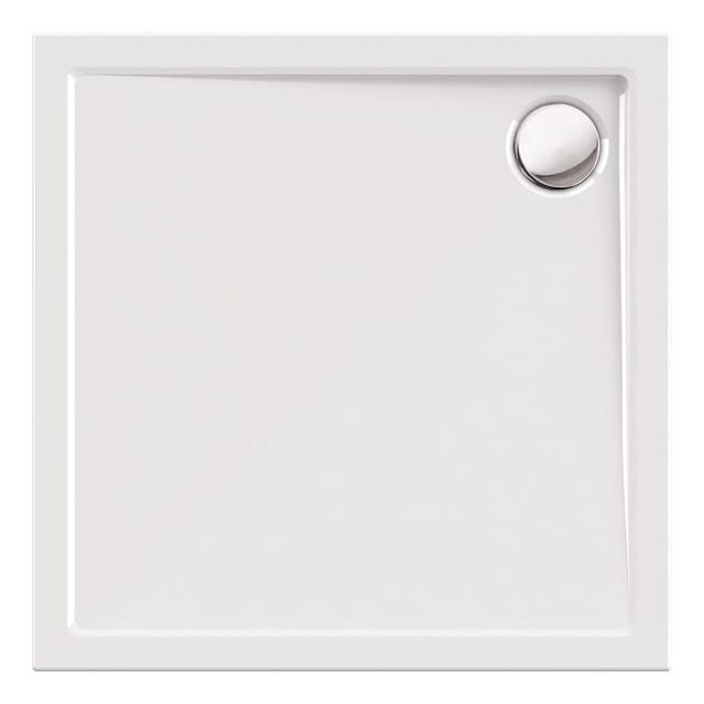 Calmwaters Quadrat-Duschwanne Modern Select 90x90x2,5 cm Acryl 01SL2984
