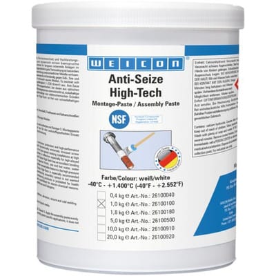 WEICON Anti-Seize ASW 1000 1 kg, High-Tech Montagepaste