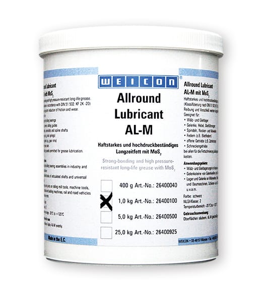 WEICON Allround-Lubricant 1 kg AL-M 1000 Langzeitfett m.MoS2