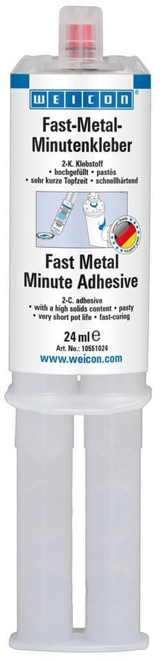 WEICON Fast-Metal Minutenkleber 24 ml DE/EN