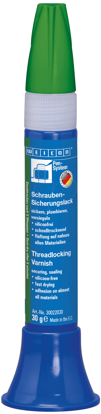 WEICON Schrauben-Sicherungs-,ack 30 g, Grün