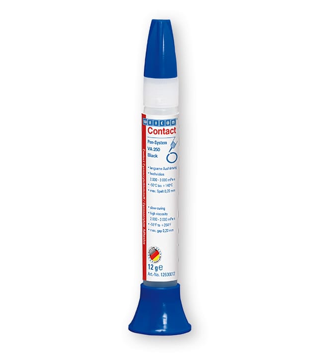 WEICON Contact VA 250 Black 12 g, Pen-System