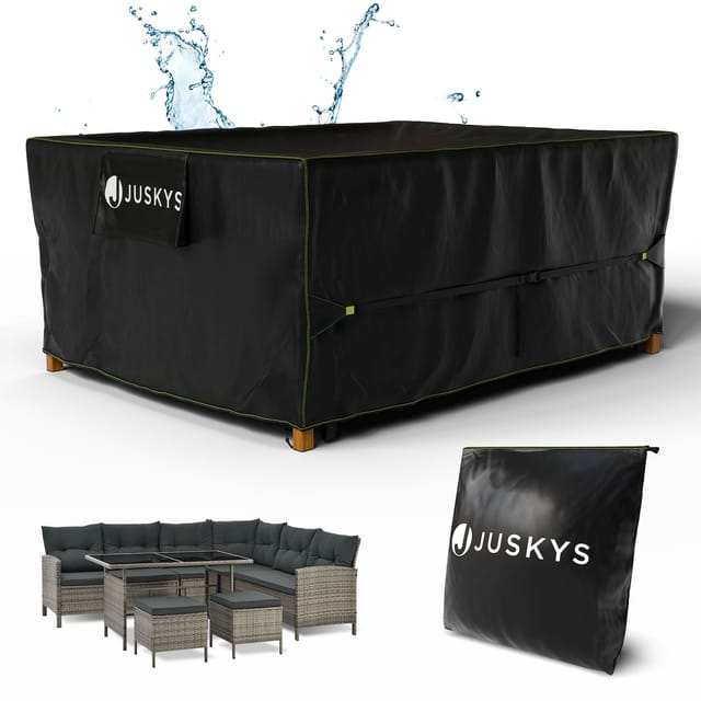 Juskys Gartenmöbel Abdeckung CoverSafe Pro 242 x 162 x 100 cm