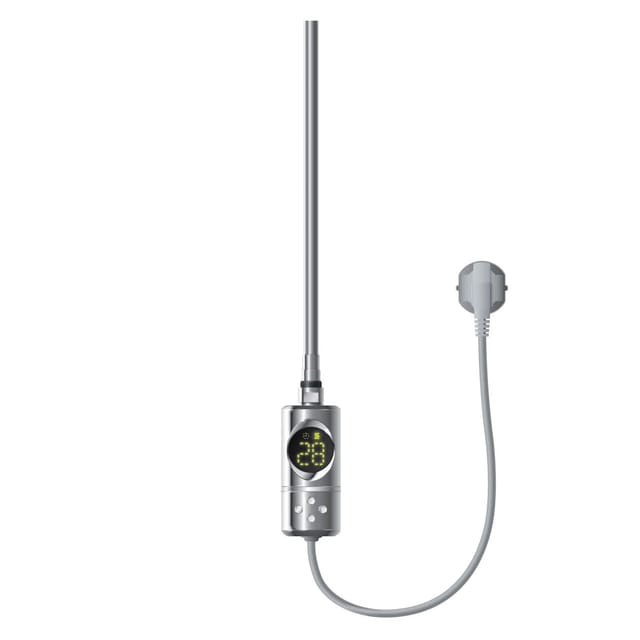 LuxeBath Heizstab 900W Graphit für Badheizkörper Heizpatrone mit Thermostat