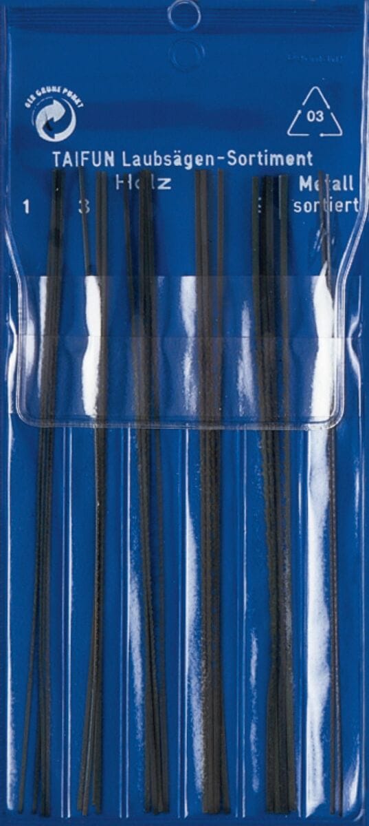 Pebaro Laubsägeblätter 22-Teiliges Set für Holz und Metall