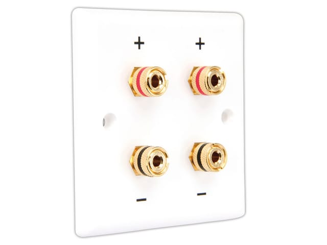 Dynavox Lautsprecherdose 4x Bananenbuchse Kunststoff