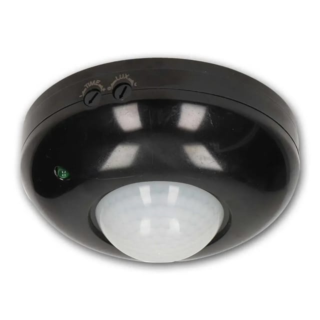 Orno Decken-Bewegungsmelder 360 Grad Schwarz LED-geeignet