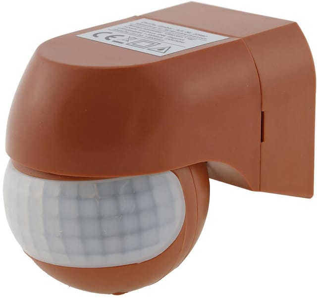 ChiliTec Bewegungsmelder 180 Grad CBM-Slim Ziegel 1-800W 12m