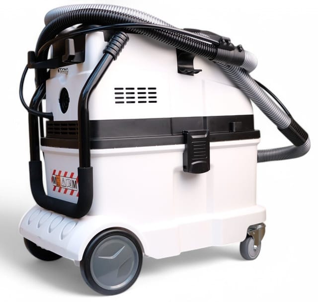 DeTec. Industriesauger Klopfunktion Fernbedienung Bausauger 1600W Nasssauger 40L Tank 230V Druckluftanschl Steckdose Industriestaubsauger Autostart