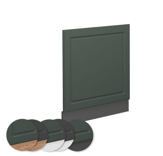 Vicco Frontblende Fame-Line Grün-Gold Landhaus/Anthrazit 60 cm ohne Arbeitsplatte