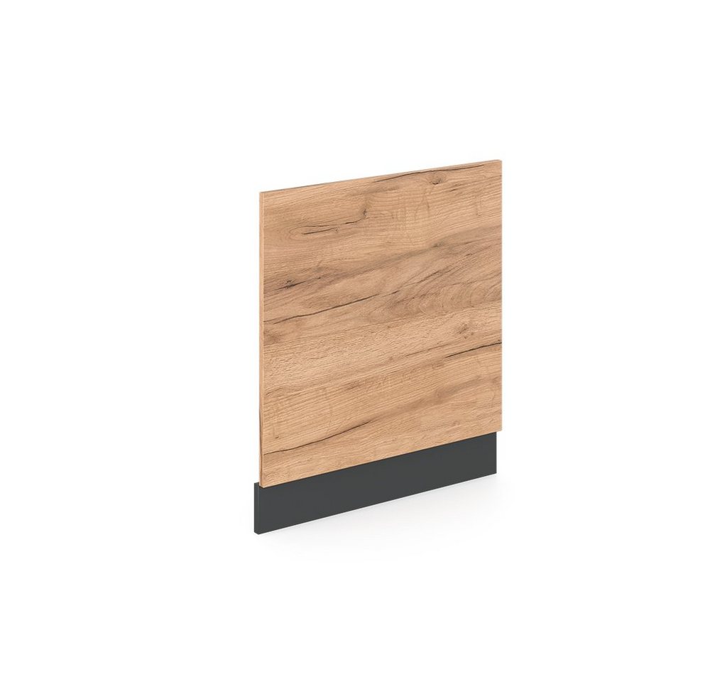 Vicco Frontblende R-Line Goldkraft Eiche/Anthrazit 60 cm ohne Arbeitsplatte Bild 4