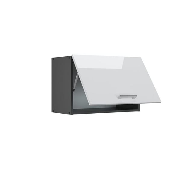 Vicco Hängeschrank R-Line Hängender Küchenschrank Weiß Hochglanz/Anthrazit 60 cm Flach