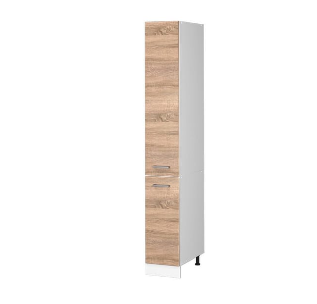 Vicco Apothekerschrank R-Line Medizinschrank für die Küche Sonoma/Weiß 30 cm
