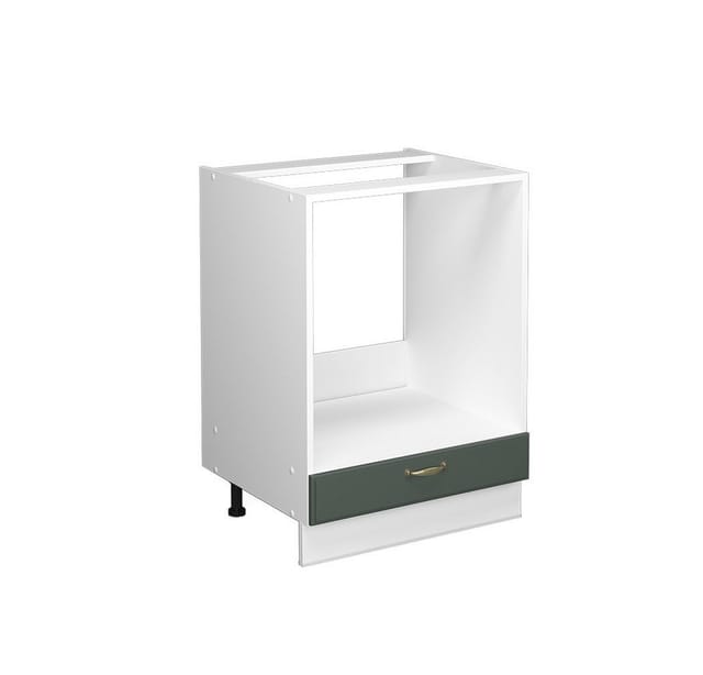 Vicco Herdumbauschrank Fame-Line Grün-Gold Landhaus/Weiß 60 cm ohne Arbeitsplatte
