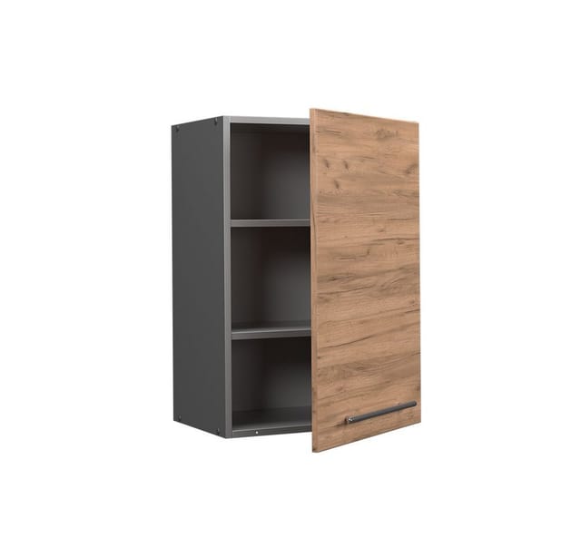 Vicco Hängeschrank Fame-Line Hängender Küchenschrank Goldkraft Eiche/Anthrazit 50 cm