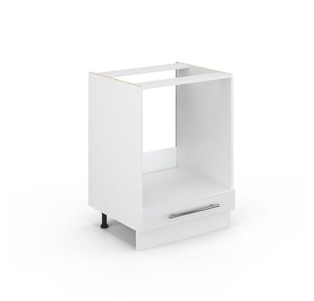 Vicco Herdumbauschrank Fame-Line Weiß Hochglanz 60 cm ohne Arbeitsplatte