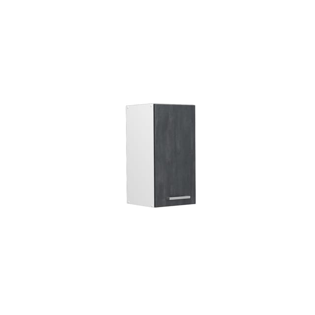 Vicco Hängeschrank R-Line Hängender Küchenschrank Schwarz Beton/Weiß 30 cm