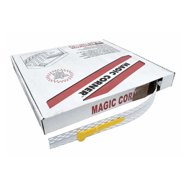 Protektor Bewegungsfugenprofil Magic Corner 75m PVC Weiß Trockenbau