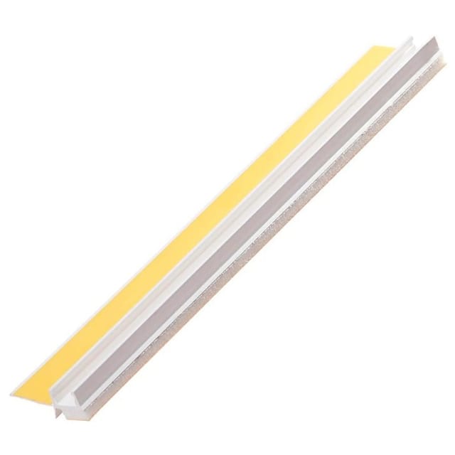 Protektor Anputzleiste 60x 260cm PVC Weiß mit 10mm Schutzlippe für Putzanschluss