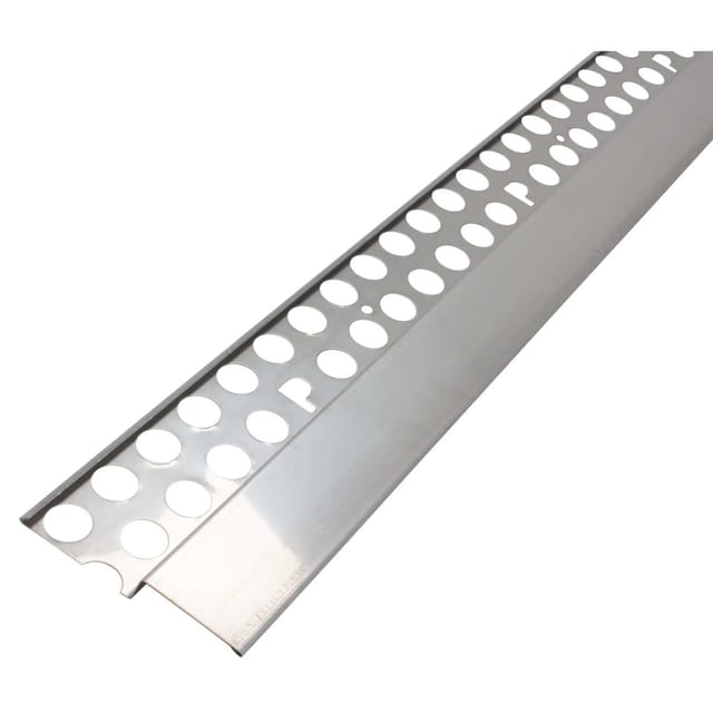 Protektor Noppenbahnprofil 10x 250cm Edelstahl Silber Außenputz Ab 12mm Stärke
