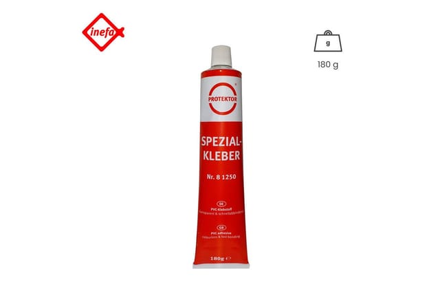 Inefa Kleber für Dachrinnen 180g Kunststoffkleber Transparent