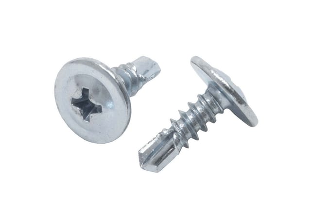Protektor Blechschraube 1000x 4,2mm x 13mm mit Bohrspitze Stahl Silber