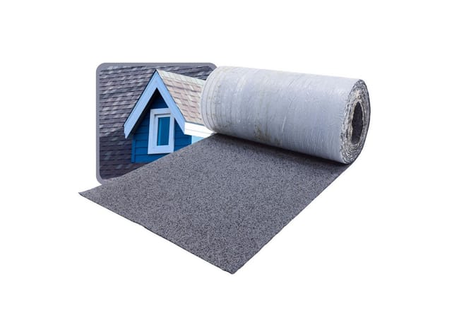 Daprona Firstabdeckung Dachschindeln 5m x 32cm Grau Bitumenschindeln