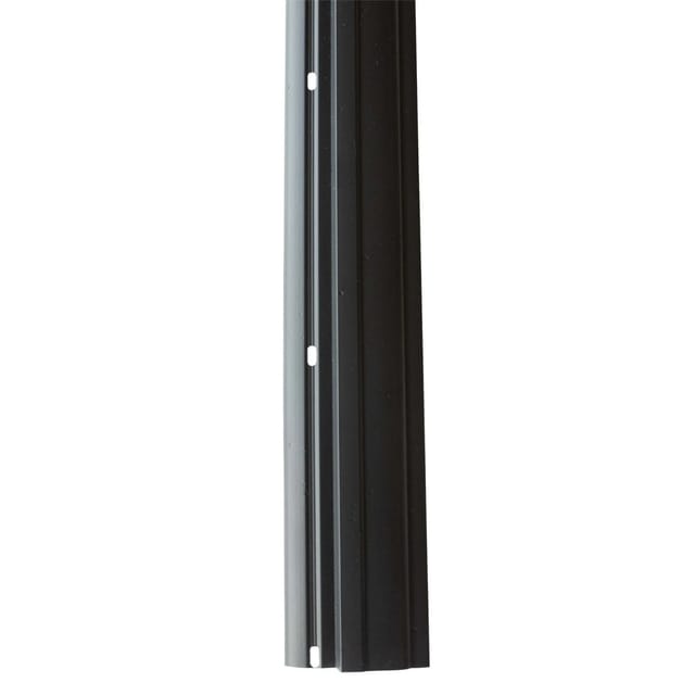 Jardinion Noppenbahn Abschlussprofil 2m PVC Schwarz Abdeckleiste