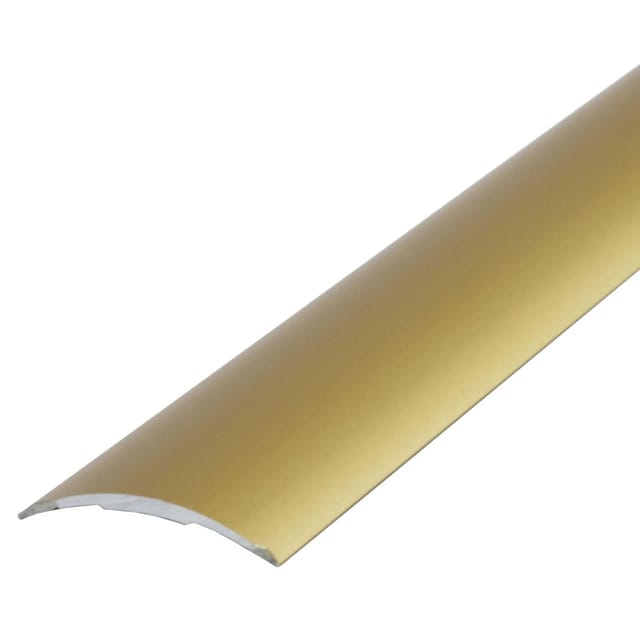 Dalsys Übergangsleiste Selbstklebend 93cm x 37mm Gold Anpassungsprofil