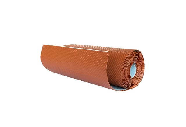 Daprona Wandanschlussband 3D 5m x 29cm Ziegelrot Kaminanschlussband