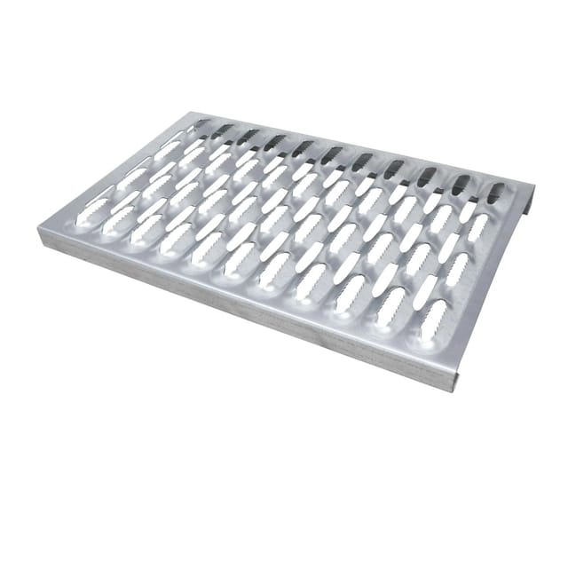 Daprona Laufrost Dach 40cm Stahl Verzinkt Silber für Sichere Dachbegehung