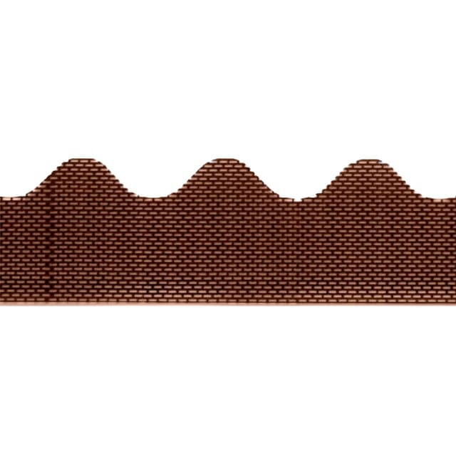Daprona Traufenbelüftungsprofil Wellenförmig 87,3cm PVC Braun
