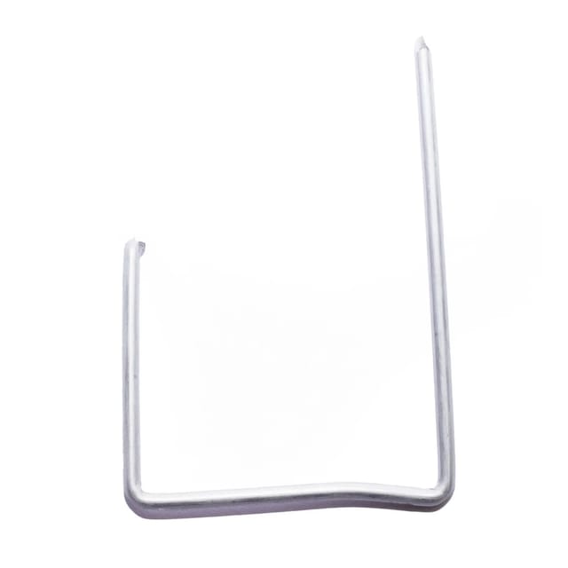 Daprona Sturmklammern Typ U 100x 65mm x 45mm x 37mm Stahl Silber