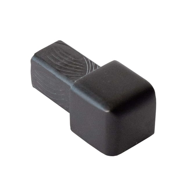 Dalsys Endstück Quadratprofil 8mm Alu Eloxiert Schwarz Eckstücke