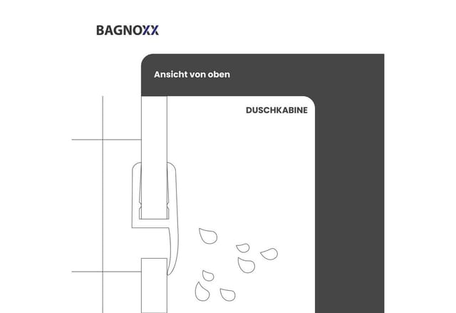 Bagnoxx Spaltdichtung Türdichtung 2m für 6mm Glas Tranpsarent