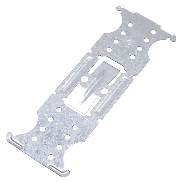 Protektor Kreuzverbinder Flach 100x für UA Profil 50 Stahl Silber