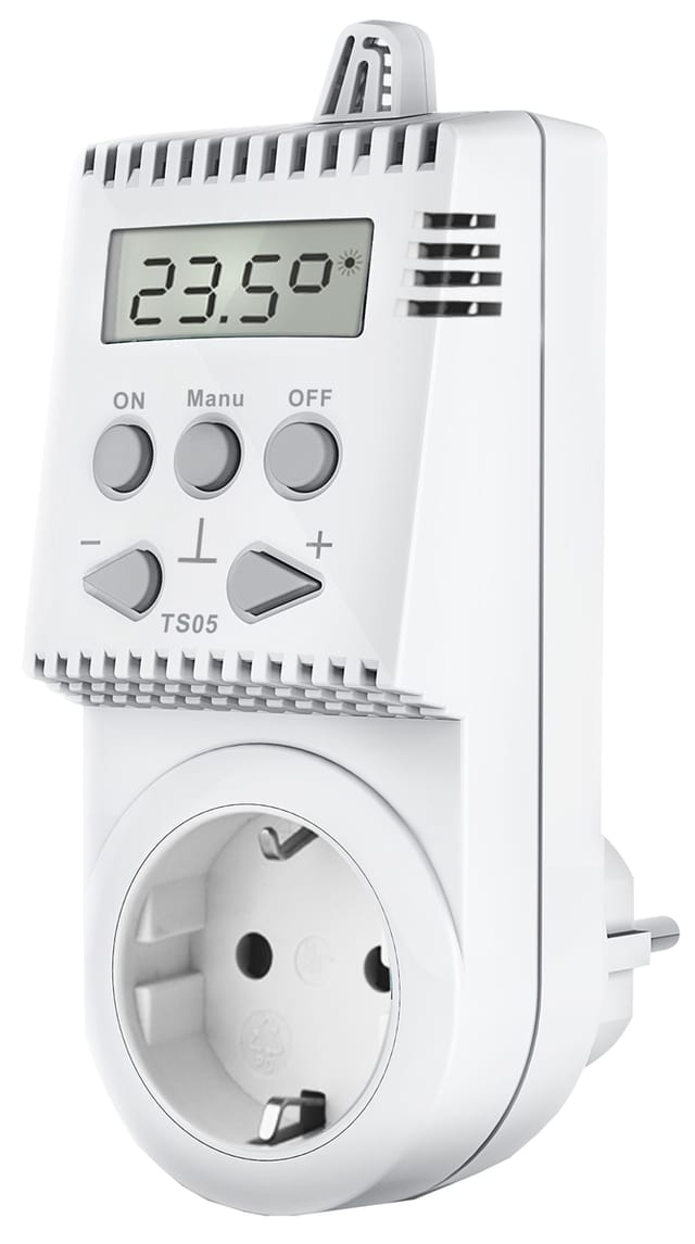 Fenix Steckthermostat TS05 Weiß für Automatische Temperaturregelung