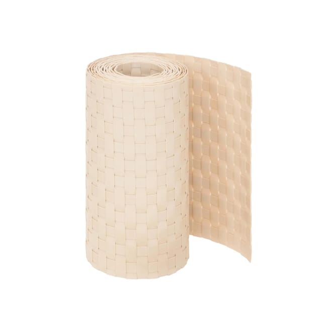 Jardinion Sichtschutzstreifen 250cm x 19cm x 2,4mm Beige Blickdicht
