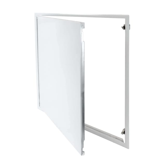 Protektor Revisionsklappe 60cm x 60cm mit Schnappverschluss Stahl Weiß