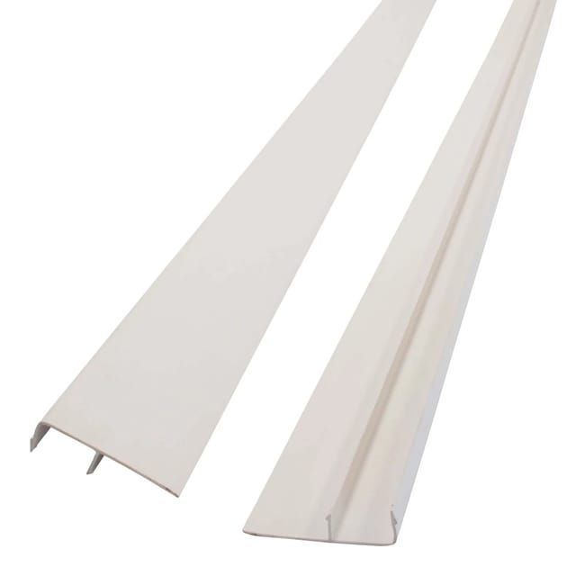 Protektor Abdeckprofil 10x 250cm PVC Weiß Sockelprofil Gebäudesockel