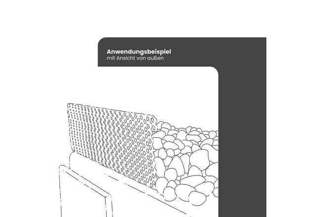 Daprona Kiesfangleiste 100cm 1mm Materialstärke Aluminium Silber
