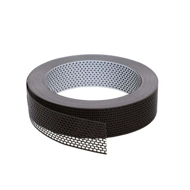 Daprona Vogelschutzgitter Lüftungsband 120m x 50mm Aluminium Braun