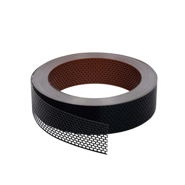 Daprona Vogelschutzgitter Lüftungsband 120m x 50mm Aluminium Rot