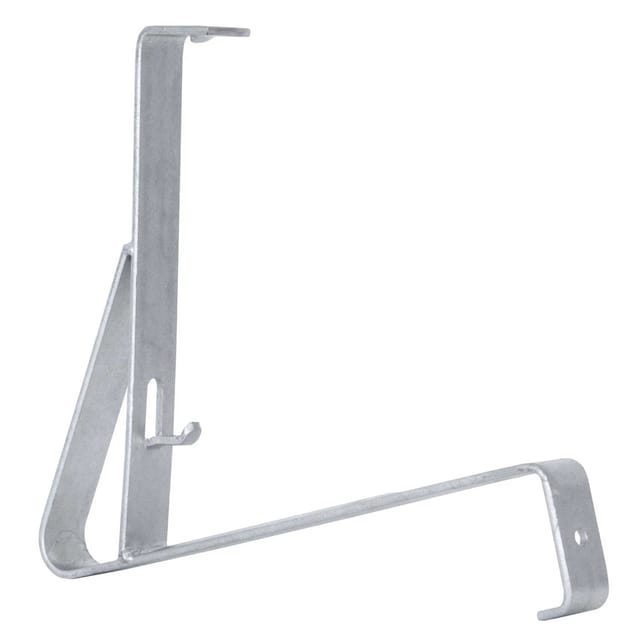 Daprona Schneefangstützen für Gewellte Dachziegel 32,5cm Stahl Silber