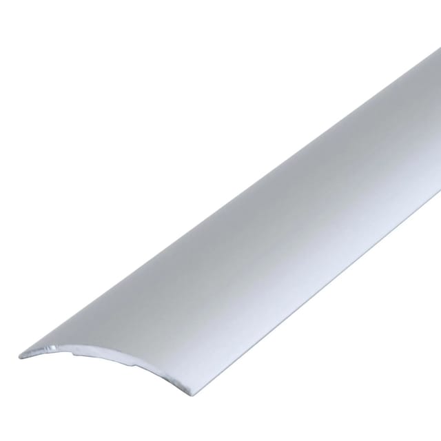 Dalsys Übergangsleiste Selbstklebend 186cm x 60mm Silber Anpassungsprofil
